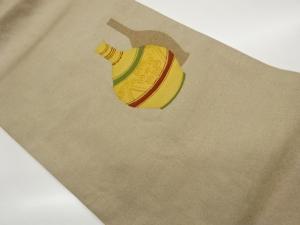 器物模様織出し名古屋帯